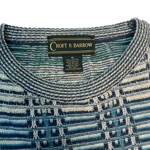 Vintage Croft & Barrow 90s Style Knit Sweater Made in Italy | Size M - Picture 6 of 6